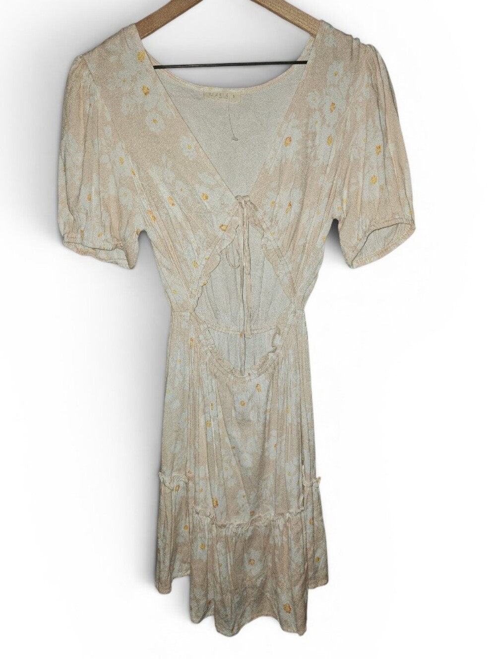 NWOT ILLA ILLA Floral Cut Out Mini Dress - Small